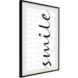 Arkiio Affisch Black and White: Smile [Poster] 20x30 Poster